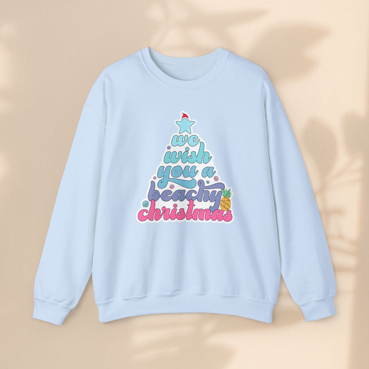 Unisex Heavy Blend™ Crewneck Sweatshirt - Beachy Christmas