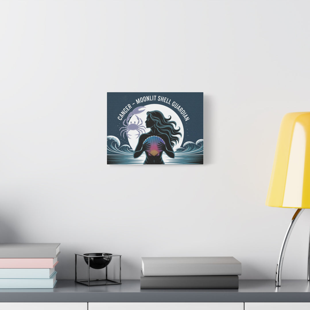Zodiac Cancer Matte Stretched Canvas Wall Art