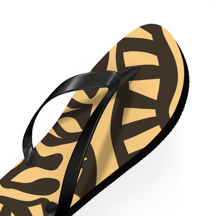 Flip Flops - Orange Tribal