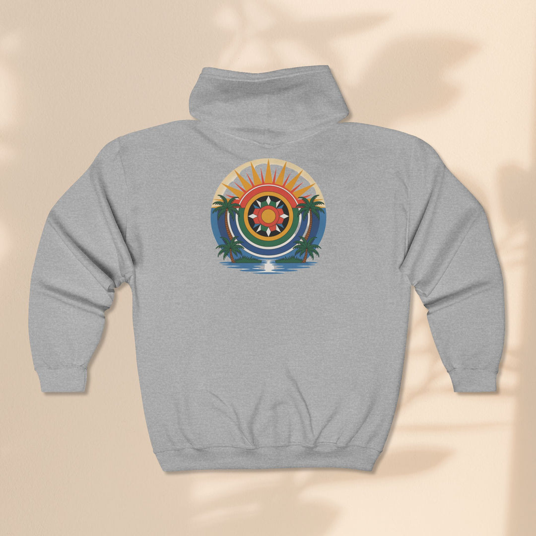 Seminole Design - Unisex Heavy Blend™ Full Zip Hooded Sweatshirt