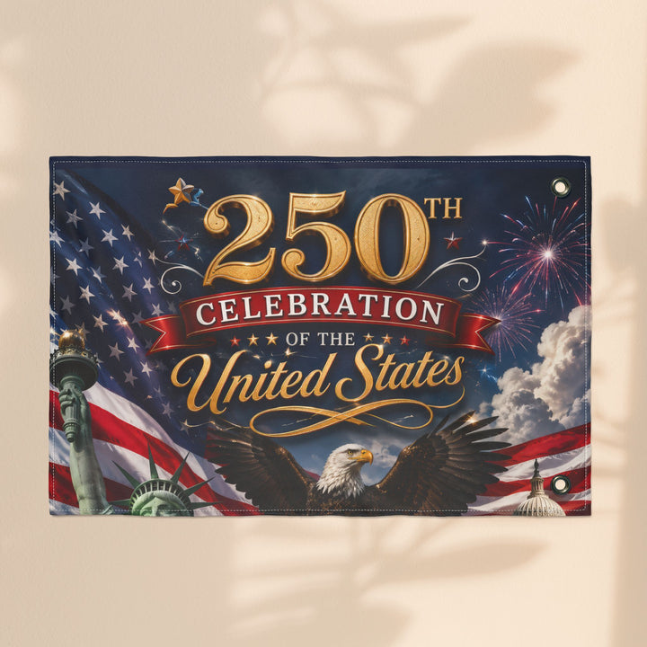 250th United States Celebration Flag — Double-Sided Patriotic Flag