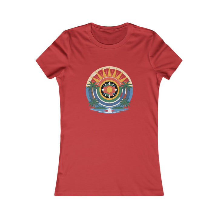 Women’s Seminole Tropical Sunrise Tee – Summer Vibes T-Shirt for Beach Lovers