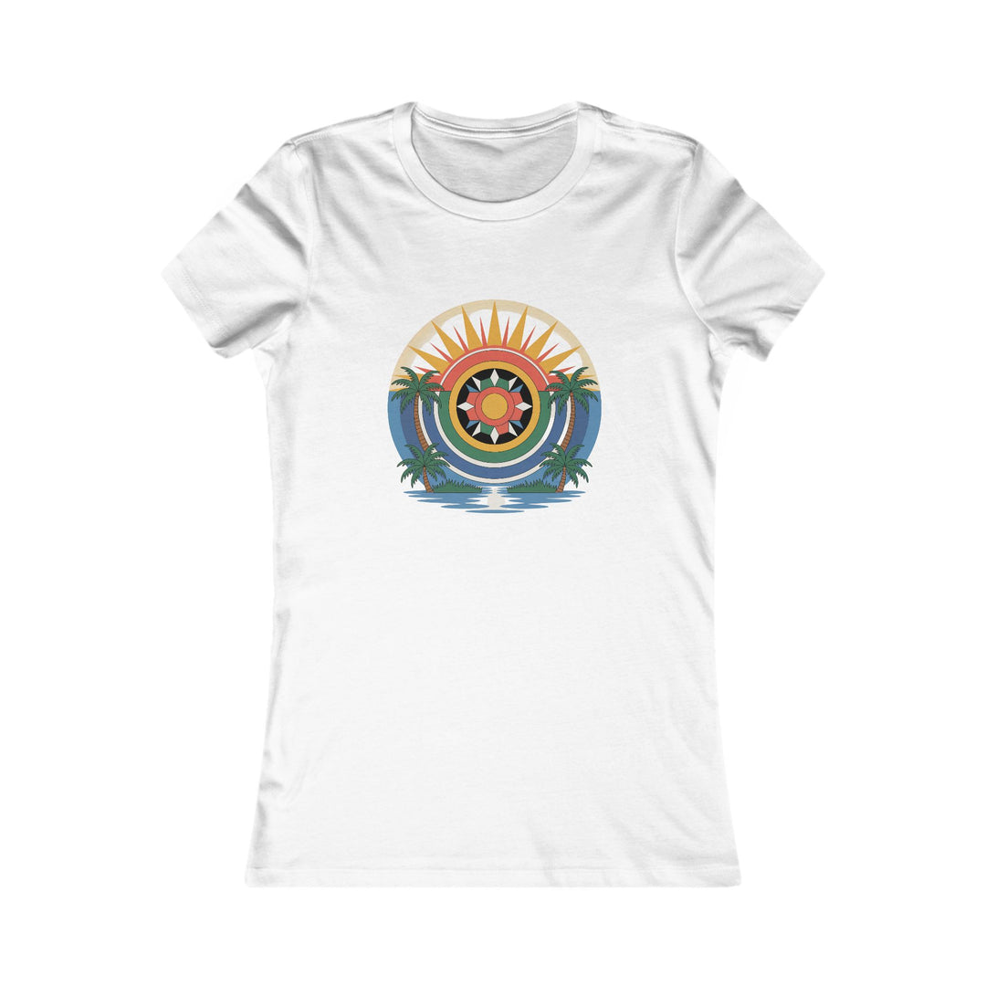 Women’s Seminole Tropical Sunrise Tee – Summer Vibes T-Shirt for Beach Lovers