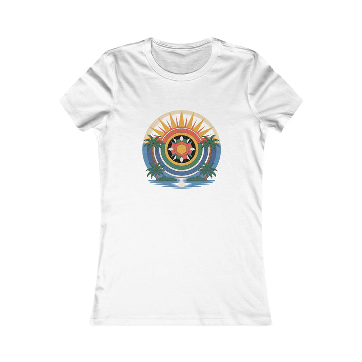 Women’s Seminole Tropical Sunrise Tee – Summer Vibes T-Shirt for Beach Lovers