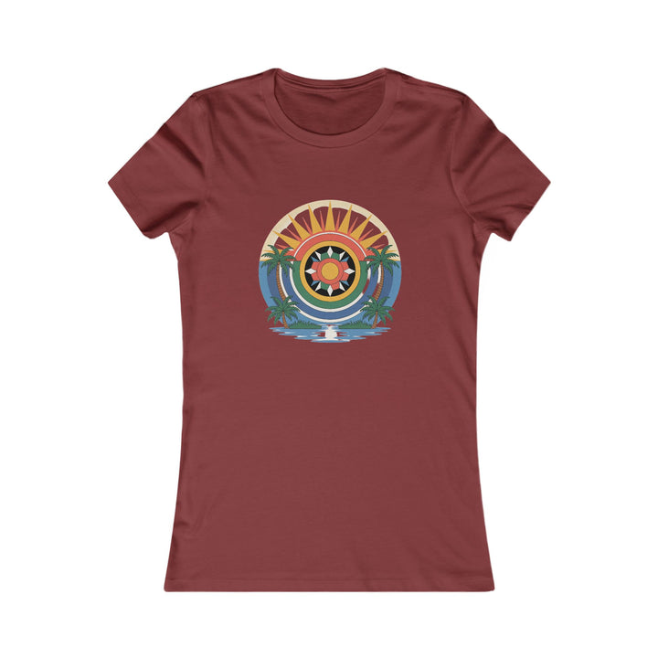 Women’s Seminole Tropical Sunrise Tee – Summer Vibes T-Shirt for Beach Lovers