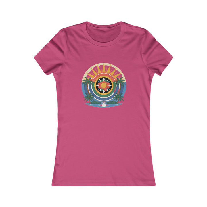 Women’s Seminole Tropical Sunrise Tee – Summer Vibes T-Shirt for Beach Lovers