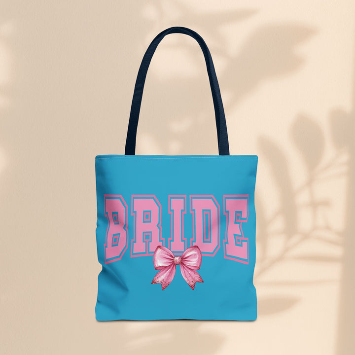 Bride Tote Bag with Bow | Bridal Shower Gift, Wedding Essentials, Bachelorette Party Accessory, Gift for Bridesmaids