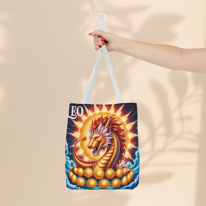 Leo Zodiac Tote Bag, Astrology Bag, Horoscope Tote, Birthday Gift, Festival Bag, Celestial Art Bag