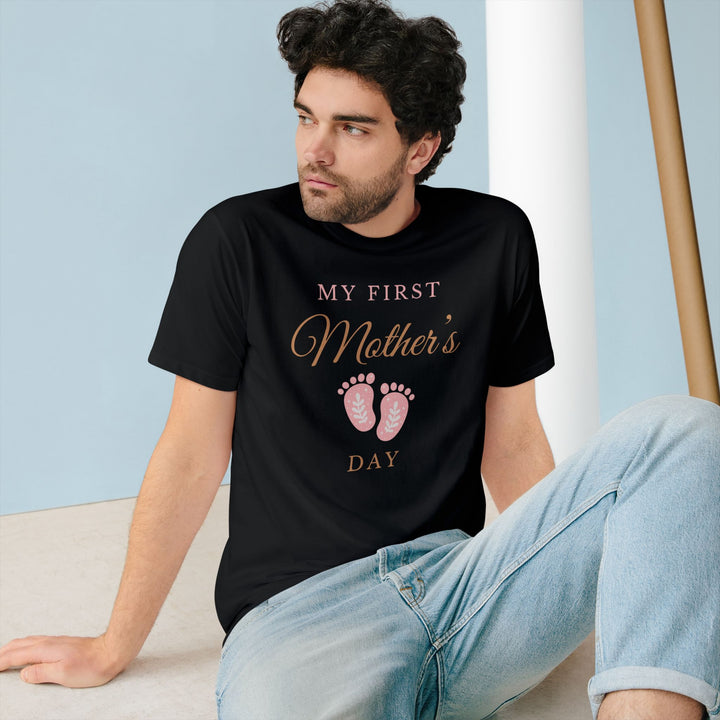 My First Mother's Day Organic T-Shirt - Baby Announcement Tee