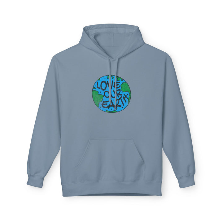 Unisex Midweight Softstyle Fleece Hoodie - Love Our Earth