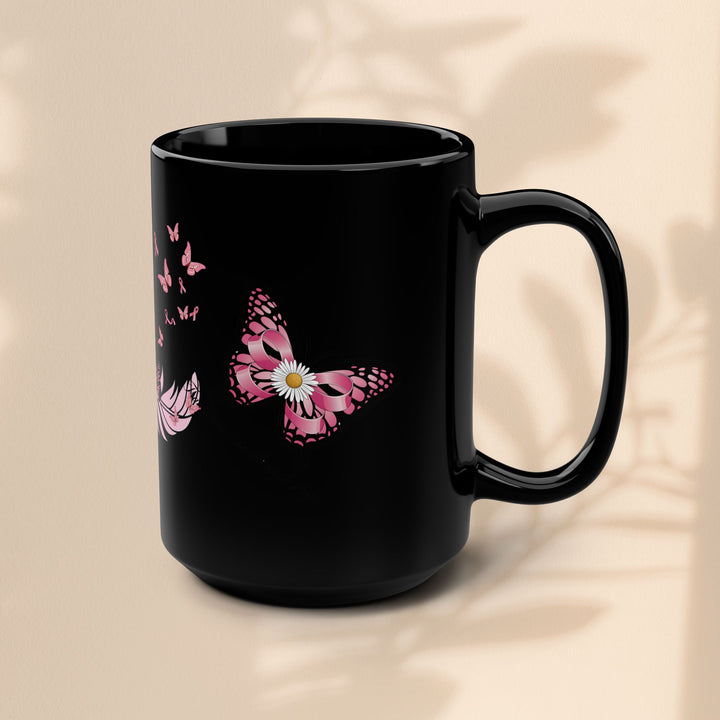 Miracles of Transformation Black Mug, 15oz