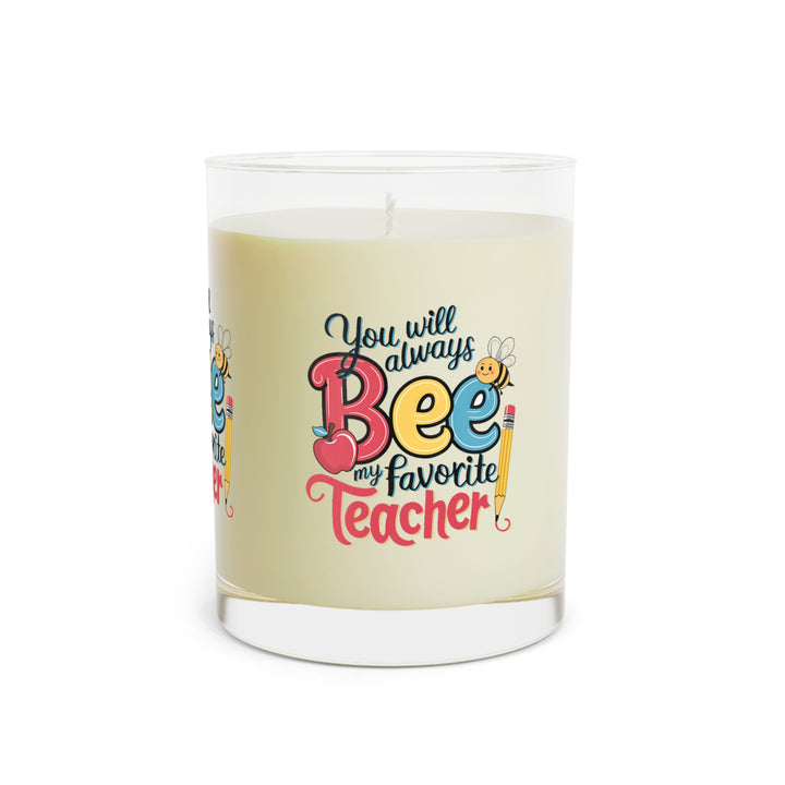 Scented Candle - Full Glass, 11oz - Bee My Favorite Teacher