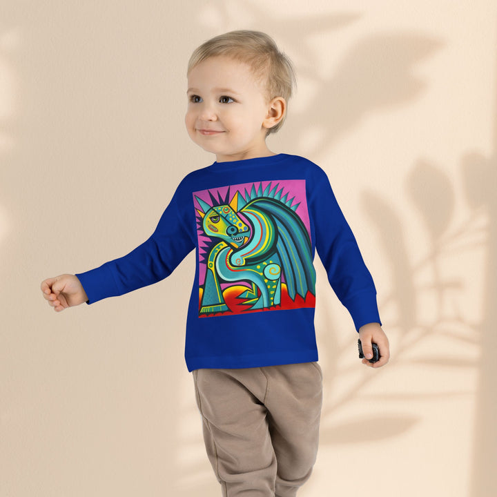 Toddler Long Sleeve Tee - Mod Dragon