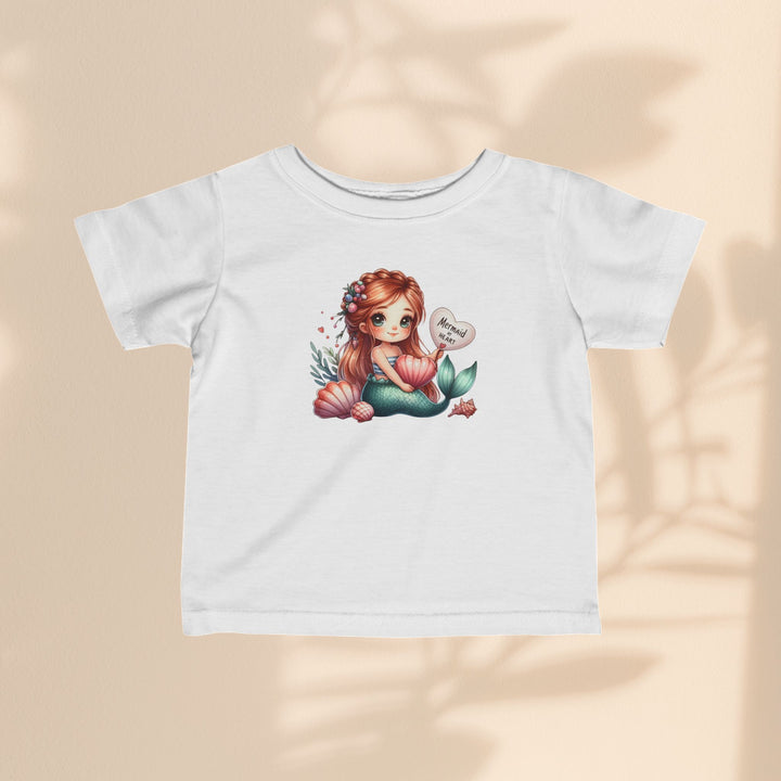 Infant Fine Jersey Tee - Mermaid At Heart