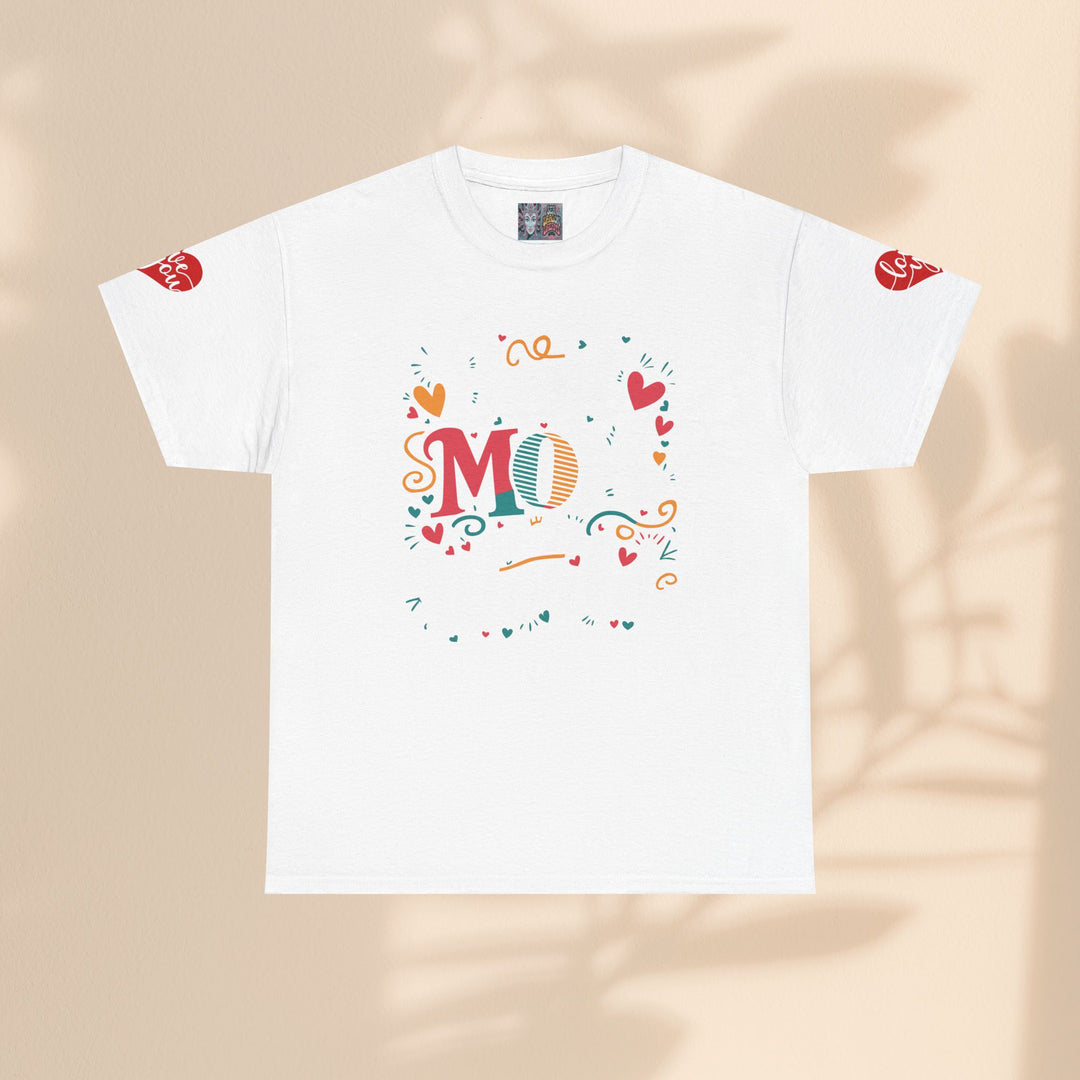 Colorful Unisex Heavy Cotton Tee - Best Mom In The World for Mother's Day gift
