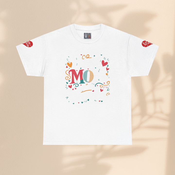 Colorful Unisex Heavy Cotton Tee - Best Mom In The World for Mother's Day gift
