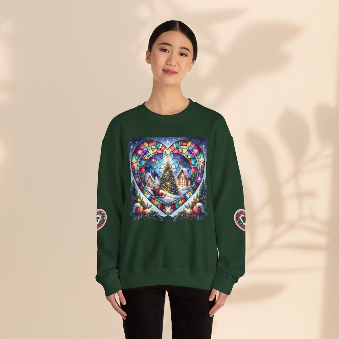 Christmas Tree Heart Sweatshirt