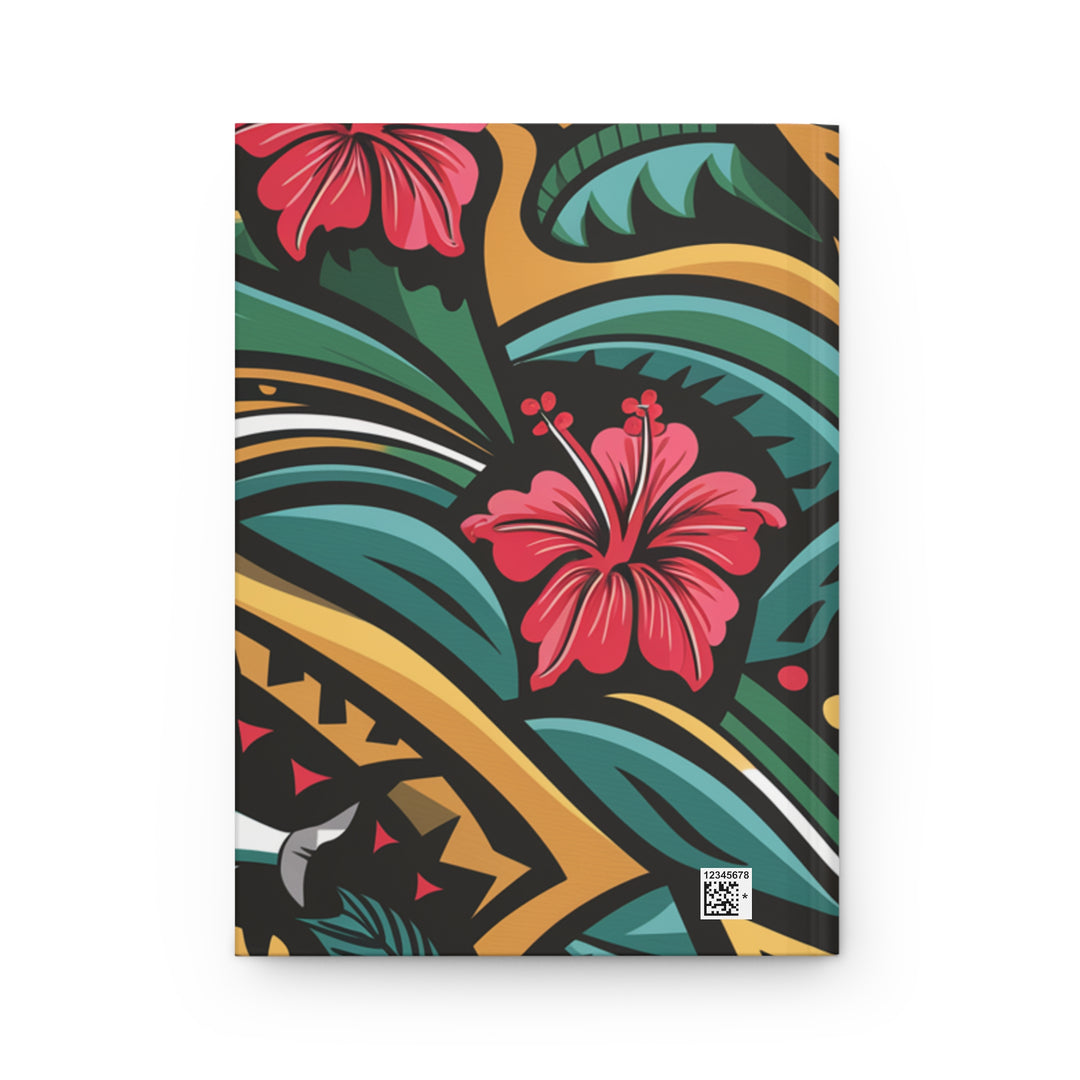 Hardcover Journal Matte - Tribal Turtle