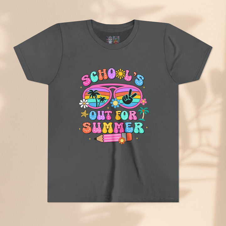 Youth Summer Vibe Tee – "School's Out for Summer"