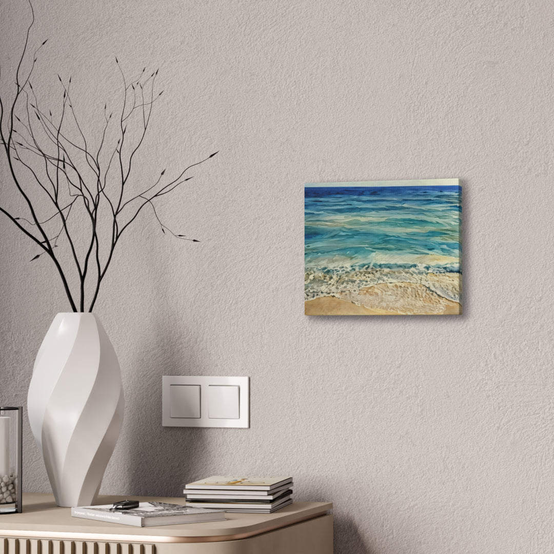 Stretched Beach Art Canvas Print