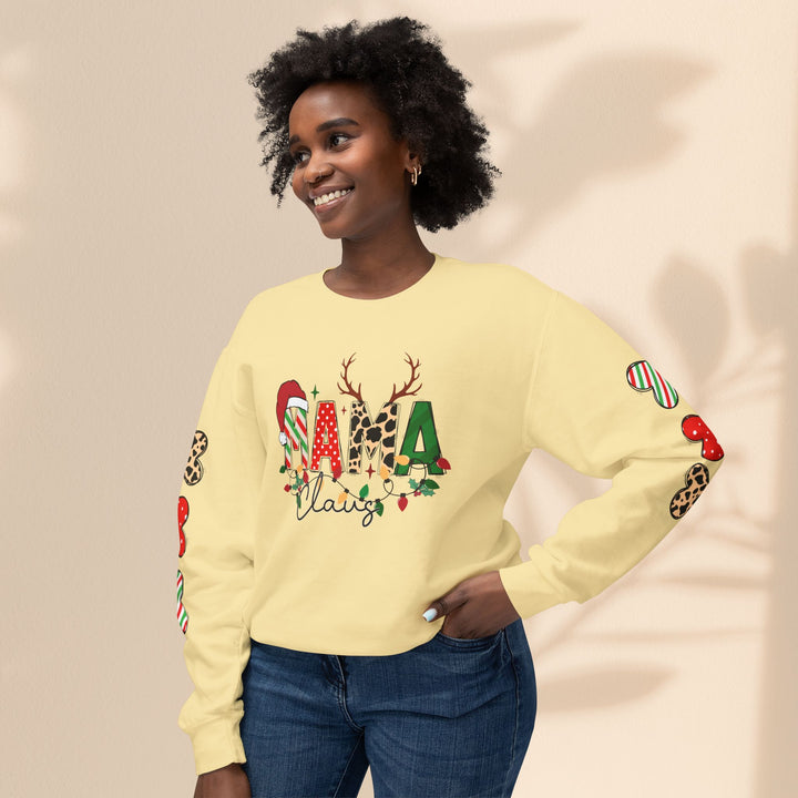 Mama Claus - Women's Lightweight Crewneck Sweatshirt