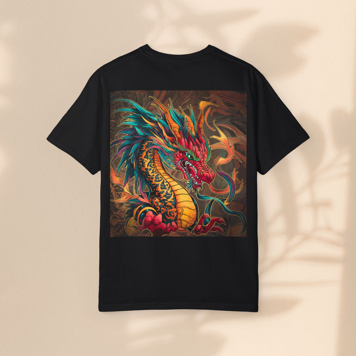 Unisex Garment-Dyed T-shirt - Fire Dragon