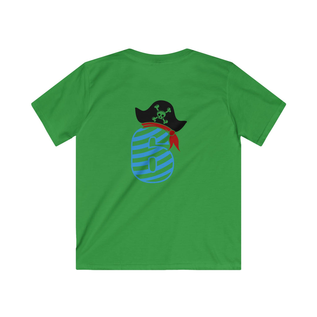 6 year old Pirate-Themed Kids Tee, Fun Birthday Gift, Adventurous Pirate Outfit