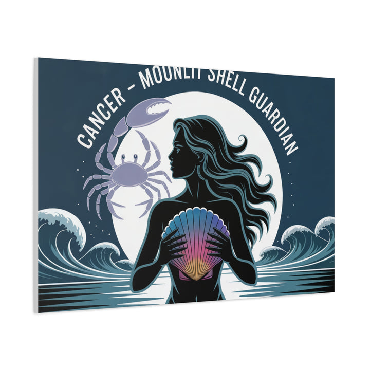 Zodiac Cancer Matte Stretched Canvas Wall Art