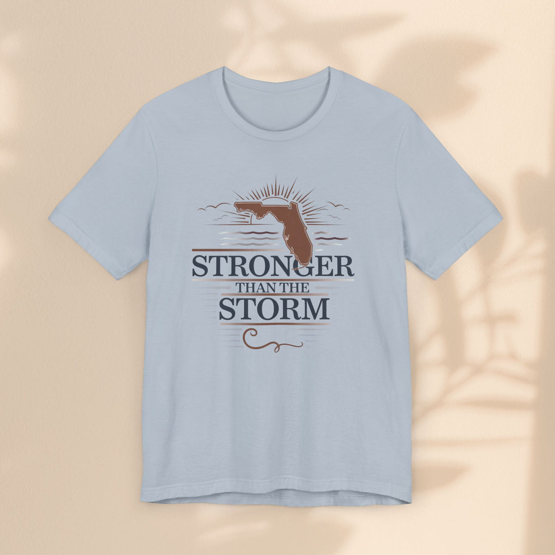 Unisex Jersey Short Sleeve Tee - Stronger Than The Storm