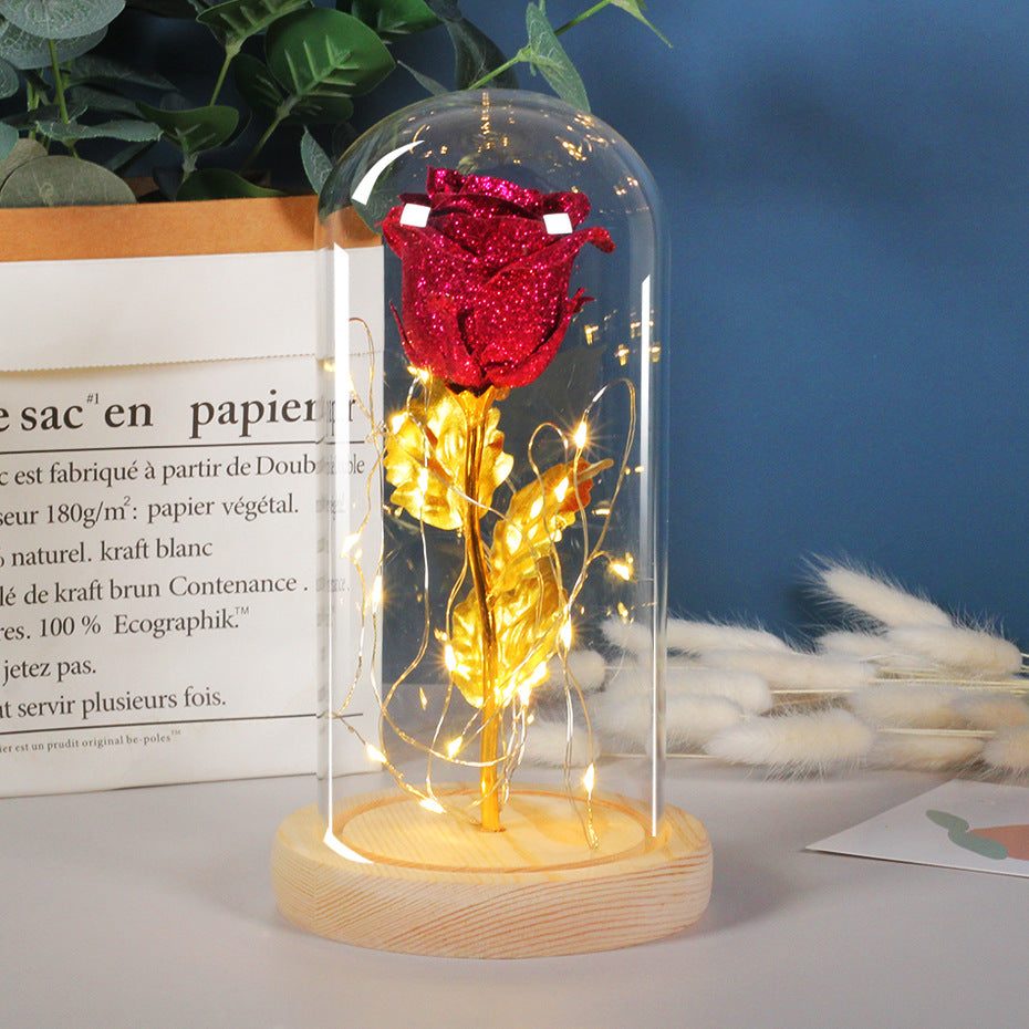 Eternal Rose LED Glass Dome | Romantic Valentine's Day Gift