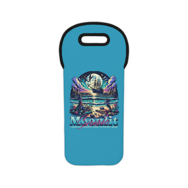 Wine Tote Bag - Moonlit Mermaid Serenade