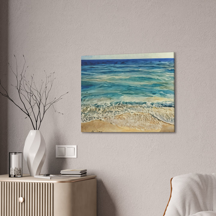 Stretched Beach Art Canvas Print