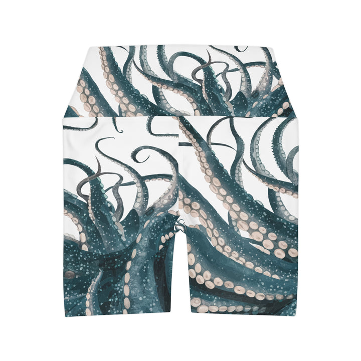 Yoga Shorts Octopus Print