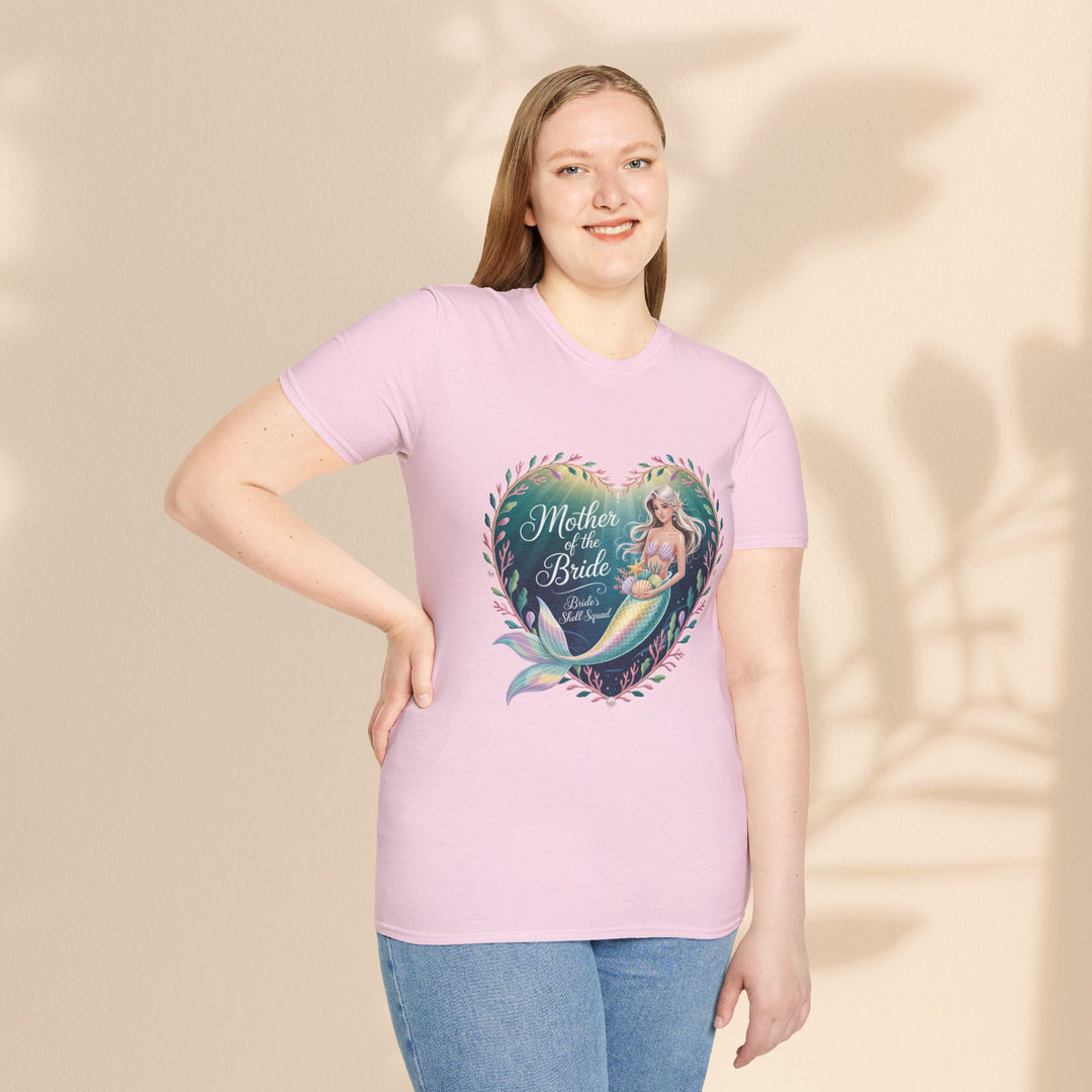 Mother of the Bride Mermaid Unisex Softstyle T-Shirt