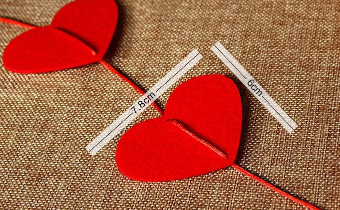 DIY Heart and Flower Hanging Curtain