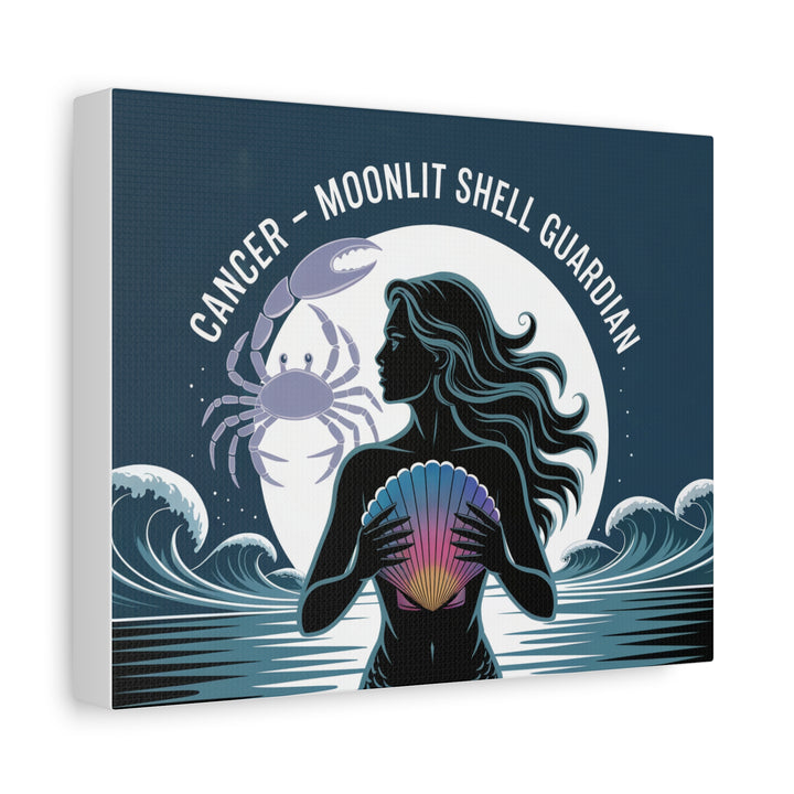 Zodiac Cancer Matte Stretched Canvas Wall Art