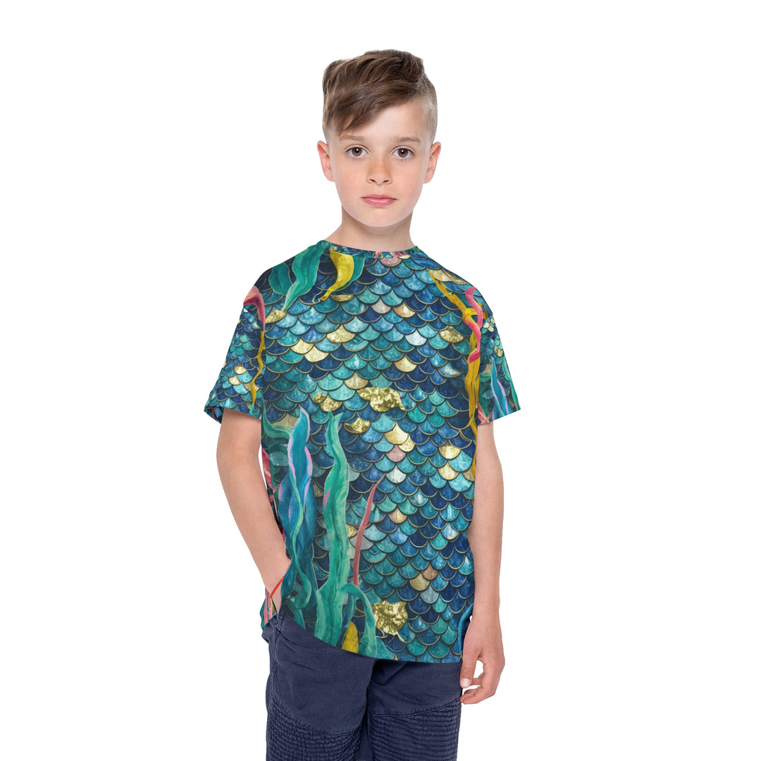 Kids Sports Jersey - Mermaid Scale Party