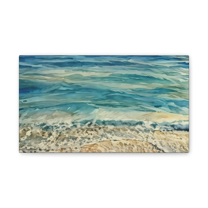 Stretched Beach Art Canvas Print