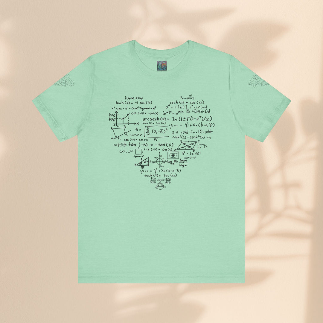 Unisex Jersey Short Sleeve Tee - Math Heart