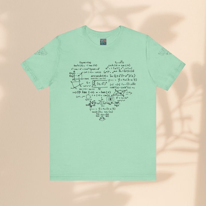 Unisex Jersey Short Sleeve Tee - Math Heart