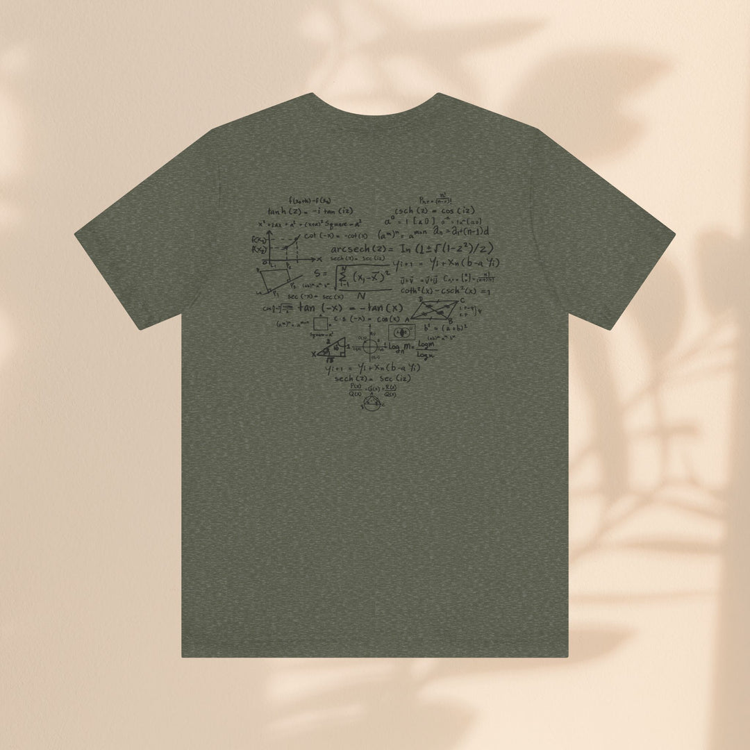 Unisex Jersey Short Sleeve Tee - Math Heart