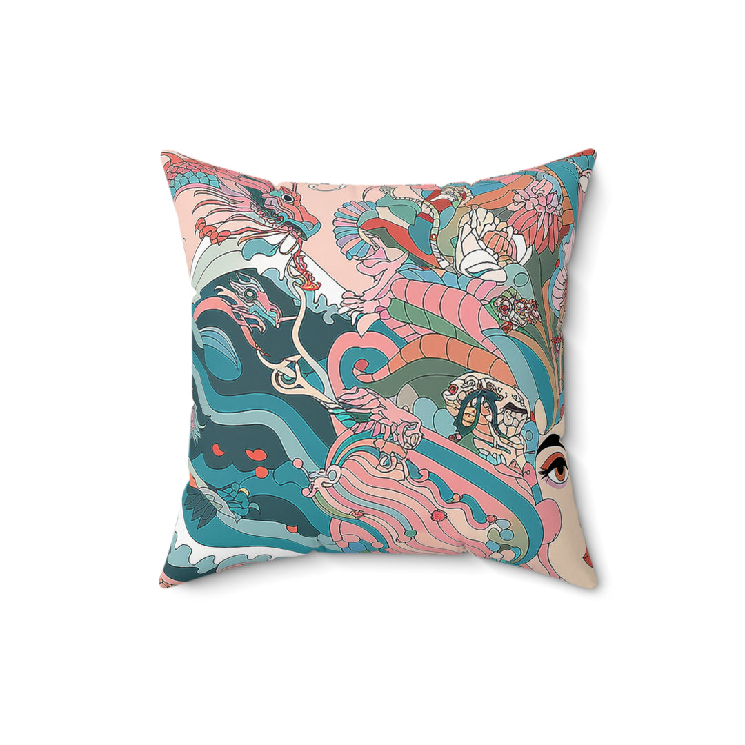 Pillow - Sea Dragon Woman Print