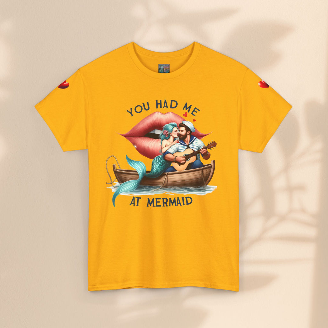 Unisex Heavy Cotton Tee - You Had Me At Mermaid