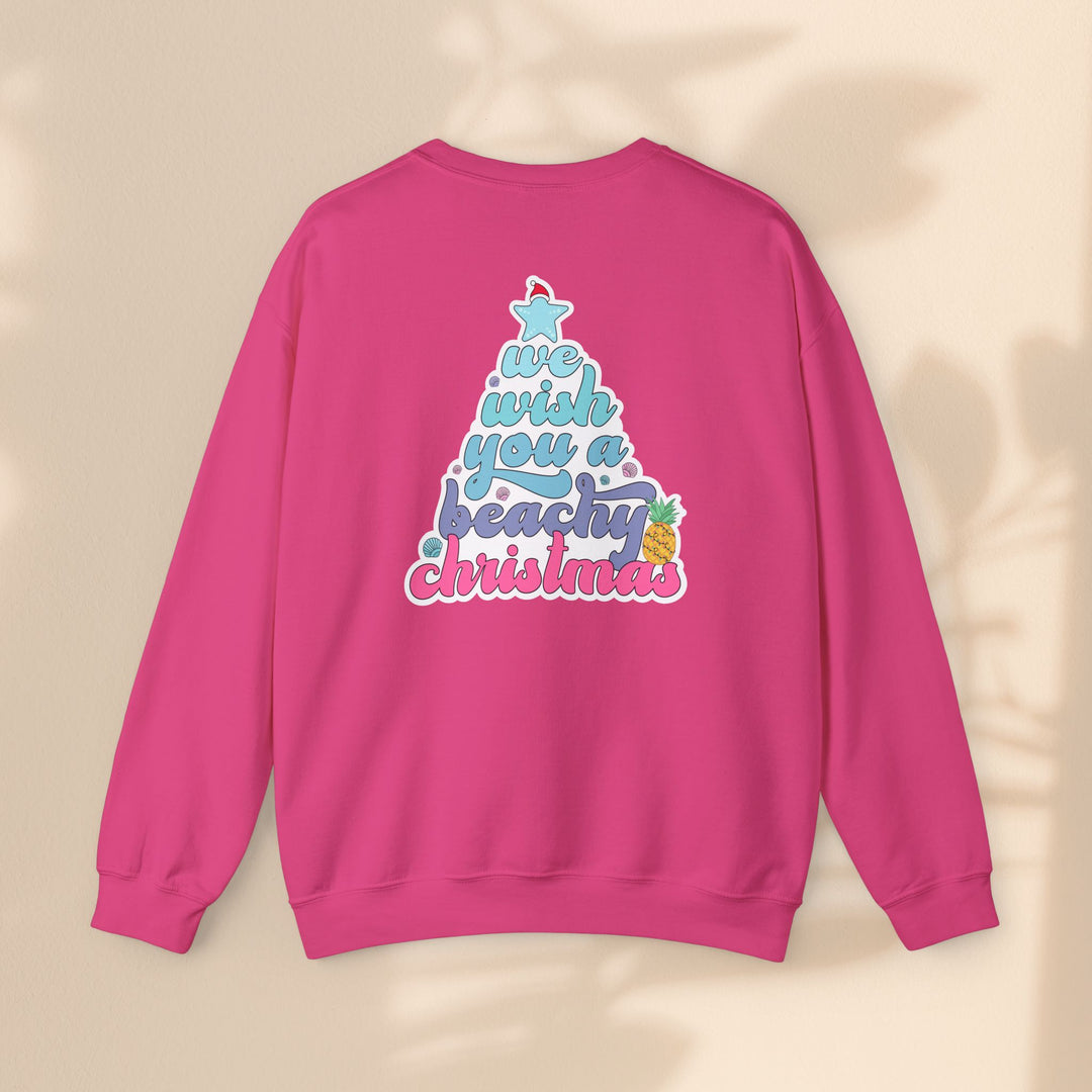 Unisex Heavy Blend™ Crewneck Sweatshirt - Beachy Christmas