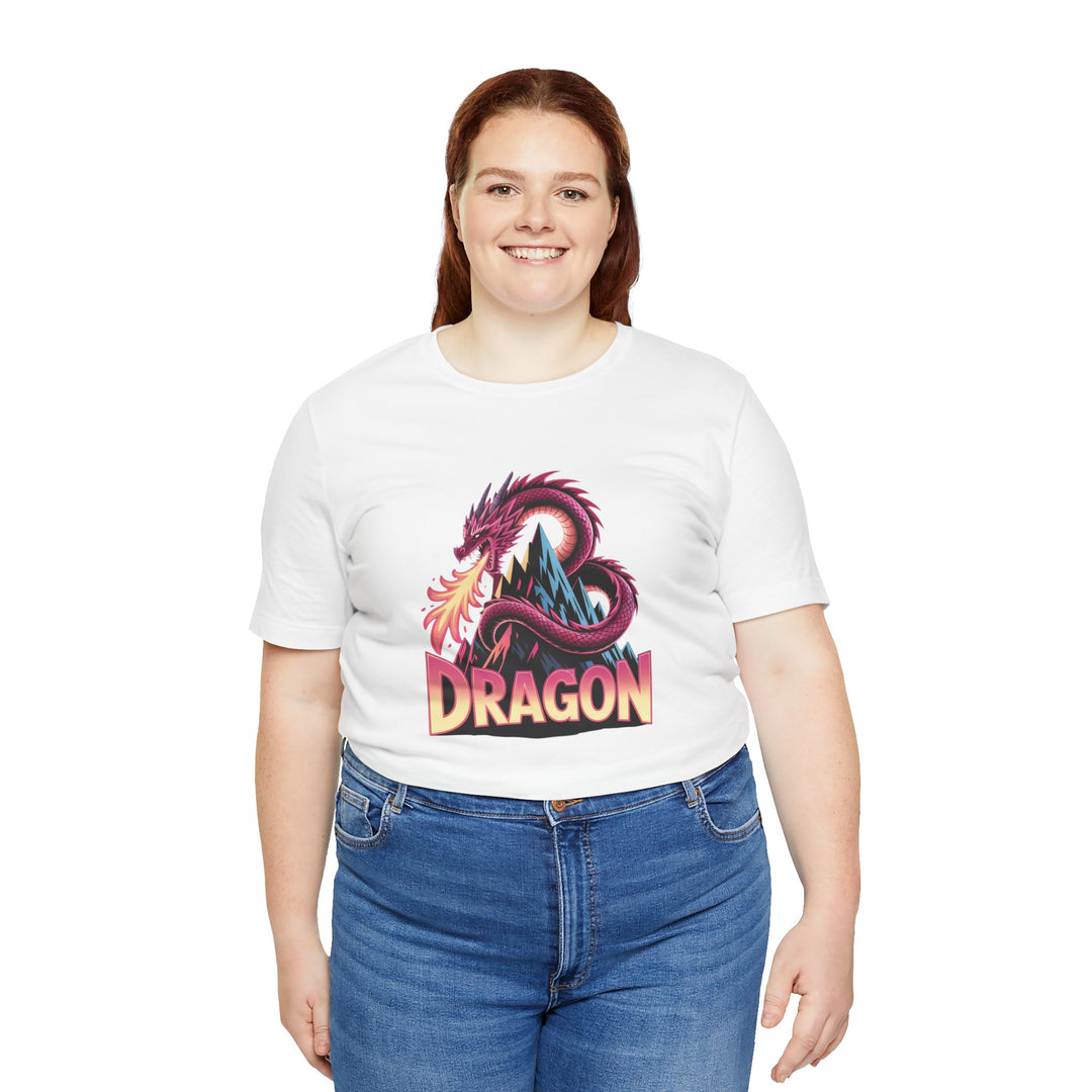 Dragon Graphic Tee, Unisex T-Shirt, Fantasy Shirt, Gift for Gamers, Dragon Lovers Shirt, Casual Wear, Unique Apparel