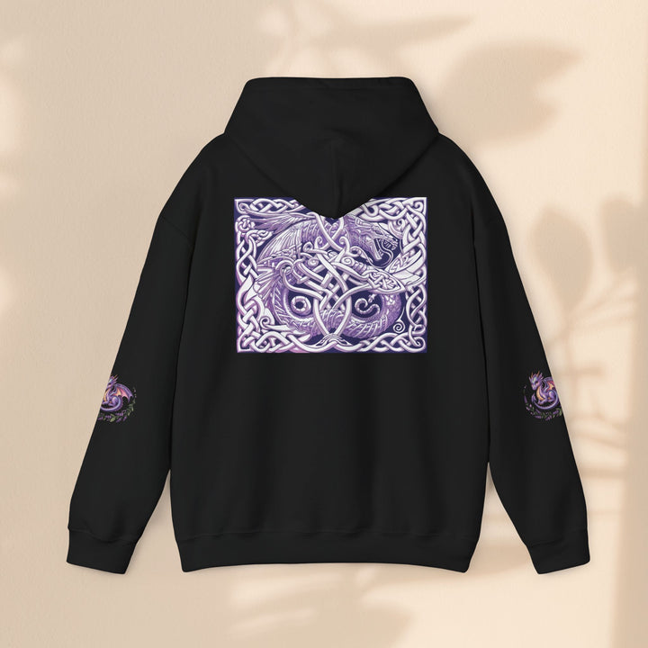 Celtic Dragon Hoodie, Gift for Fantasy Lovers