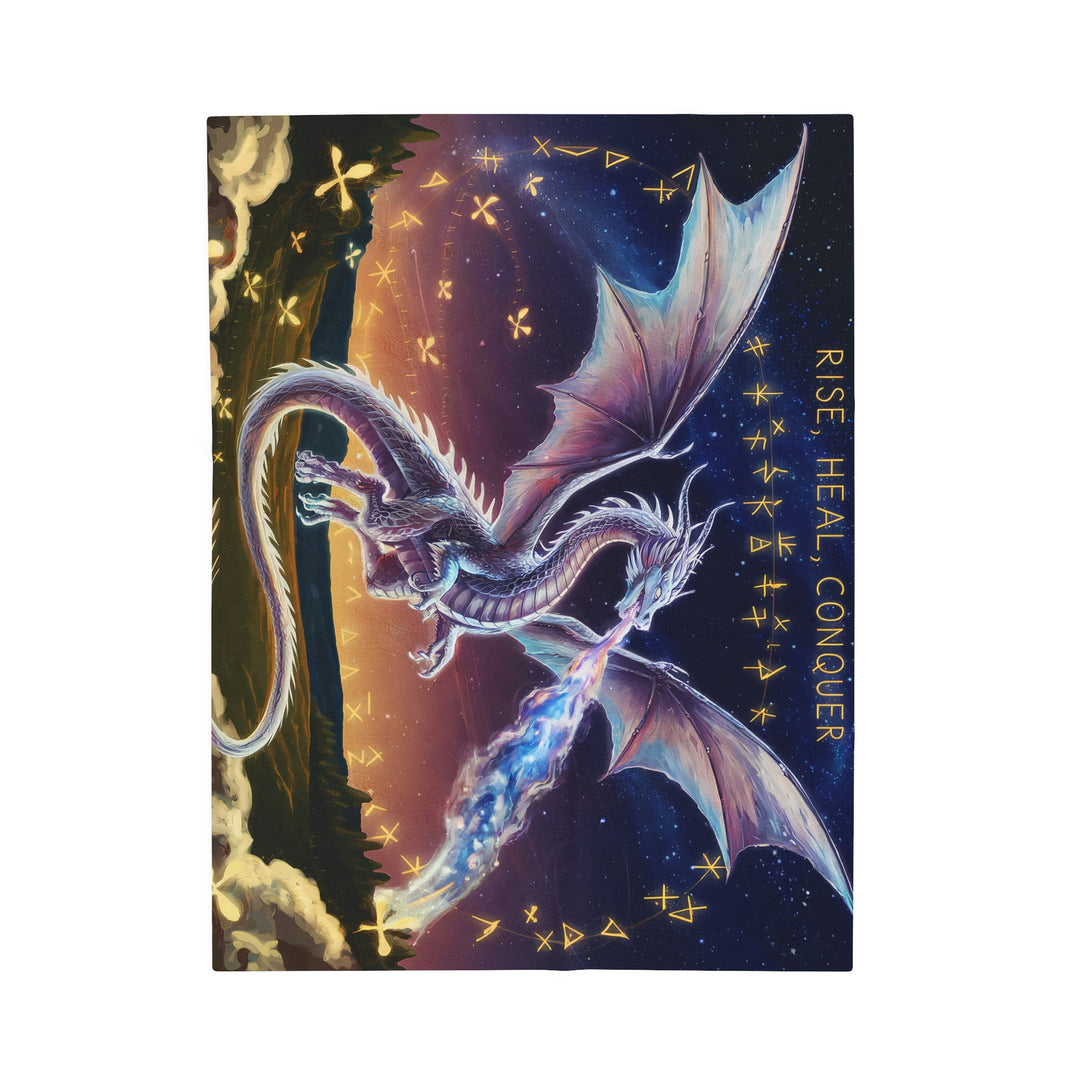 Fantasy Dragon Velveteen Plush Blanket