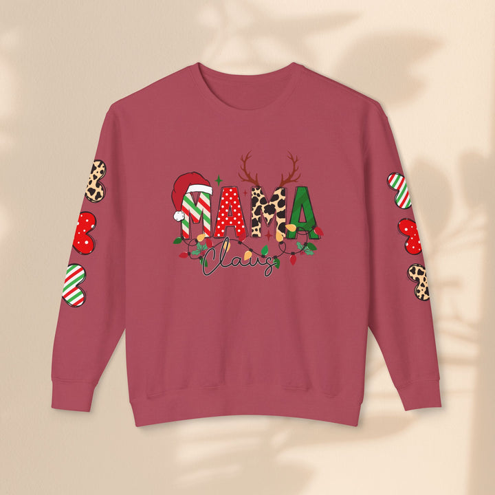 Mama Claus - Women's Lightweight Crewneck Sweatshirt