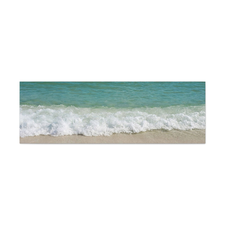 Beach Waves Matte Canvas Print – 1.25-Inch Stretched Seascape
