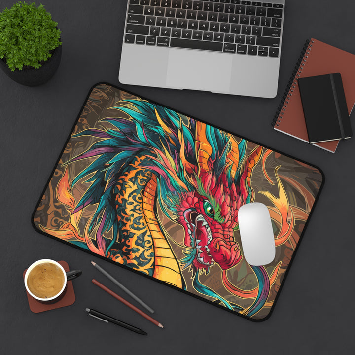 Desk Mat - Fire Dragon